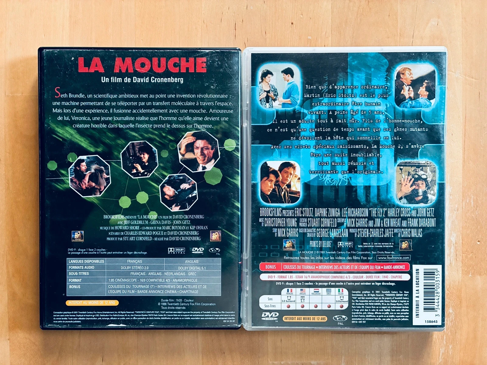 Lot 2 DVD La Mouche 1 et 2. – photo 3